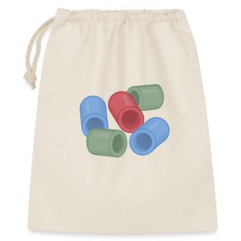Abstract Color Capsules Ironing Beads - Gift Bag 40 x 50 cm - nature - Front