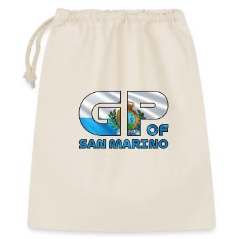 san_marino_gp - Geschenkbeutel aus Baumwolle (40 x 50 cm) - Natur - Vorne