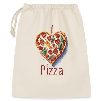 I love pizza - Gift Bag 40 x 50 cm - nature - Front