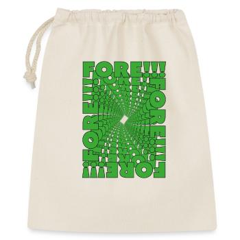 Antérieur! Le golf avec style - Sac cadeau 40 x 50 cm - nature - Devant
