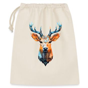 Chevreuil Chevreuil Chevreuil polygone Chevreuil Cerf - Sac cadeau 40 x 50 cm - nature - Devant
