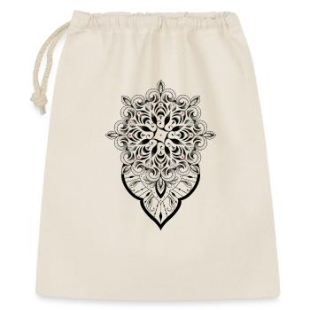 Mandala graphique dot work - Sac cadeau 40 x 50 cm - nature - Devant