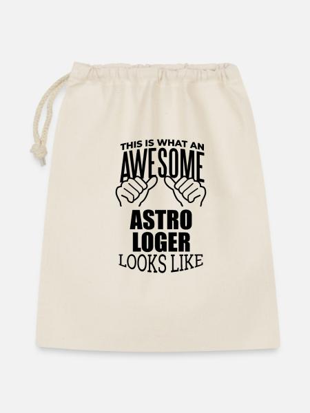 Astrologie Astrologie Astrologie - Geschenkbeutel aus Baumwolle (40 x 50 cm) - Natur