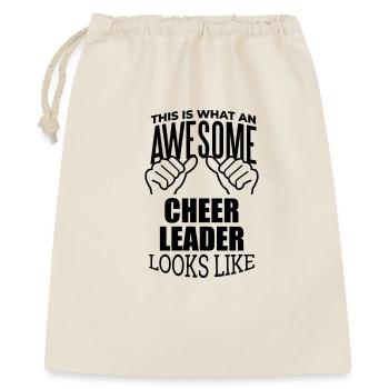 Cheerleader - Geschenkbeutel aus Baumwolle (40 x 50 cm) - Natur - Vorne