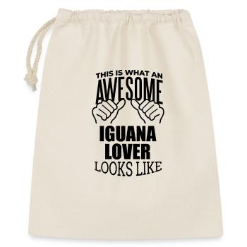 Iguana - Gift Bag 40 x 50 cm - nature - Front