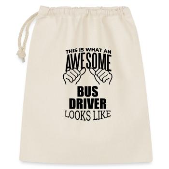Bus Driver - Gift Bag 40 x 50 cm - nature - Front