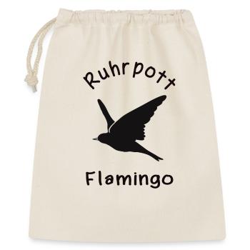 Flamant rose de Ruhrpott - Sac cadeau 40 x 50 cm - nature - Devant