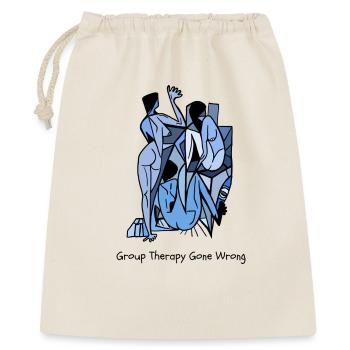 La thérapie de groupe a mal tourné - Sac cadeau 40 x 50 cm - nature - Devant