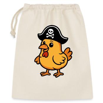 Pirate Chicken Illustration for Children - Gift Bag 40 x 50 cm - nature - Front
