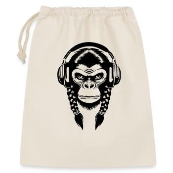 Nightlife Monkey Head Club Sound Edition Shirt - Gift Bag 40 x 50 cm - nature - Front