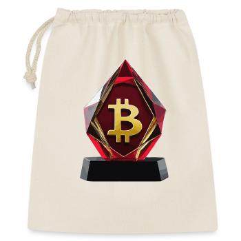 Bitcoin Gem Award – Elegance & Investment - Gift Bag 40 x 50 cm - nature - Front