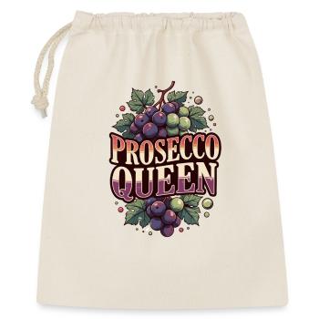 Prosecco Queen Party JGA - Geschenkbeutel aus Baumwolle (40 x 50 cm) - Natur - Vorne