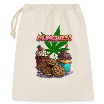 Munchies - Geschenkbeutel aus Baumwolle (40 x 50 cm) - Natur - Vorne