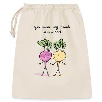 Beet Heartbeat Duo - Gift Bag 40 x 50 cm - nature - Front