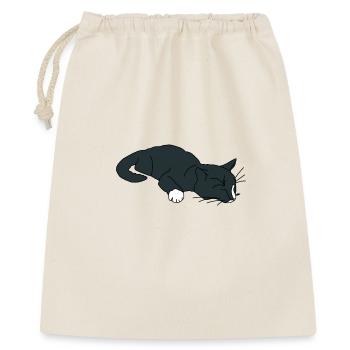 Sleeping Cat - Gift Bag 40 x 50 cm - nature - Front