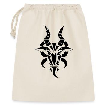 Signe du zodiaque Superstition Horoscope Capricorne - Sac cadeau 40 x 50 cm - nature - Devant