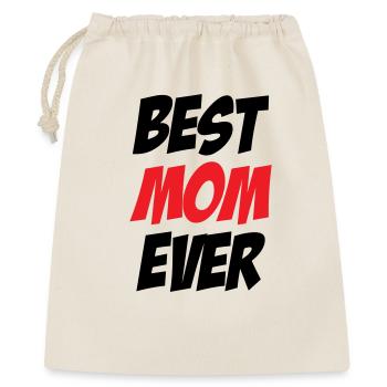 Best Mom - Mother's Day - Gift Bag 40 x 50 cm - nature - Front