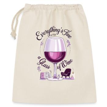 Wine enthusiasts - Gift Bag 40 x 50 cm - nature - Front