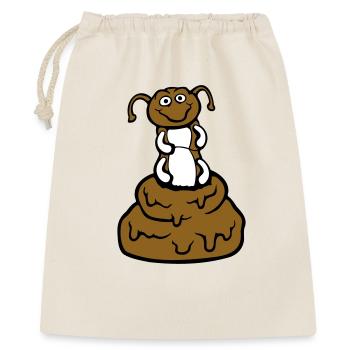 Funny caterpillar shit poop pile pile disgust poop - Gift Bag 40 x 50 cm - nature - Front