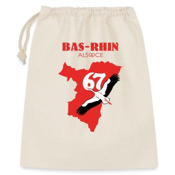 Bas-Rhin 67  - Sac cadeau 40 x 50 cm - nature - Devant