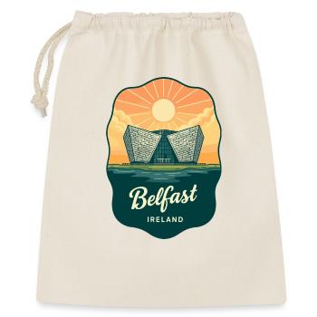 Belfast Titanic Vintage Travel Badge - Gift Bag 40 x 50 cm - nature - Front