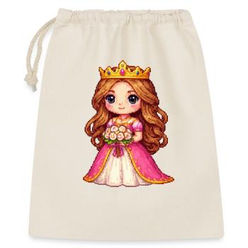 Princesse Pixel Reine des Fleurs - Sac cadeau 40 x 50 cm - nature - Devant
