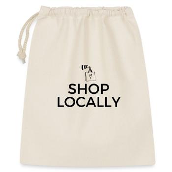 Shop Locally - Buy locally - Gift Bag 40 x 50 cm - nature - Front