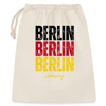 Berlin, Allemagne, mémoire de Berlin - Sac cadeau 40 x 50 cm - nature - Devant