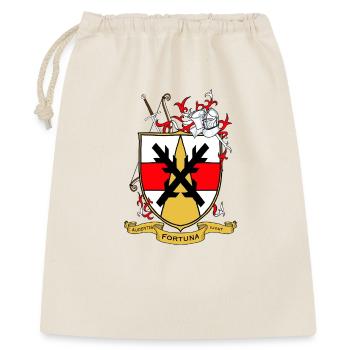 Fortuna Coat of Arms Shield with Helmet - Gift Bag 40 x 50 cm - nature - Front