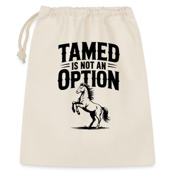 Tamed Is Not an Option - Gift Bag 40 x 50 cm - nature - Front