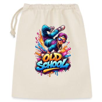 Old School Breakdance Graffiti - Gift Bag 40 x 50 cm - nature - Front