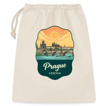 Insigne ancien du pont Charles de Prague - Sac cadeau 40 x 50 cm - nature - Devant