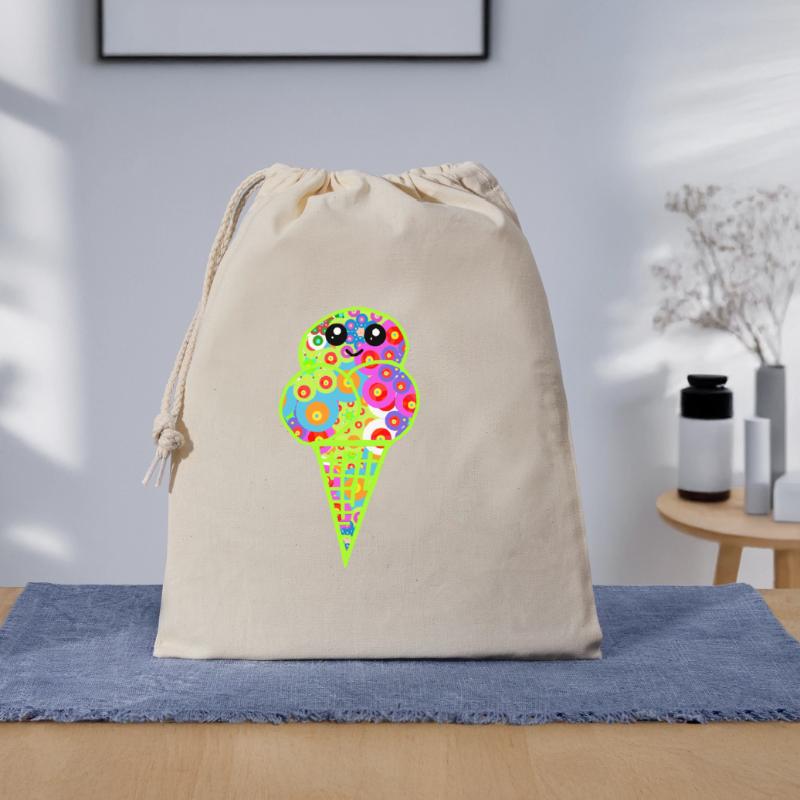 Retro Eis Vintage Kinder Kind 60er  Sac cadeau 40 x 50 cm