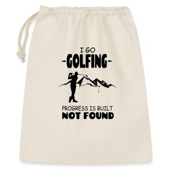 I_Go_Golfing_Progress_Is_Build_Not_Found - Sac cadeau 40 x 50 cm - nature - Devant