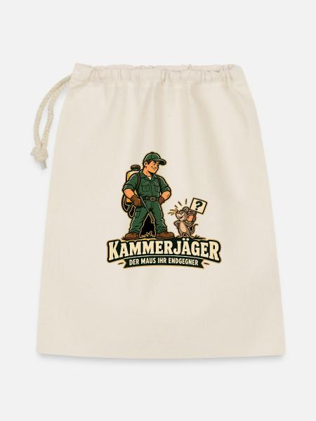 Kammerjäger Endgegner - Geschenkbeutel aus Baumwolle (40 x 50 cm) - Natur