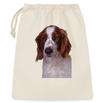 Welsh Springer Spaniel - Geschenkbeutel aus Baumwolle (40 x 50 cm) - Natur - Vorne