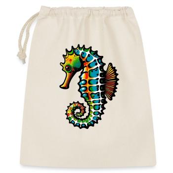 Hippocampe - Sac cadeau 40 x 50 cm - nature - Devant