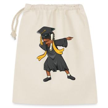 Afro Dabbing Girl Graduation Class 2026 - Gift Bag 40 x 50 cm - nature - Front