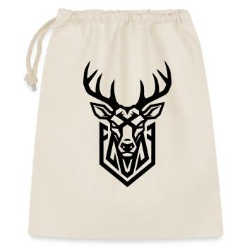 Elegant deer motif in minimalist style - Gift Bag 40 x 50 cm - nature - Front