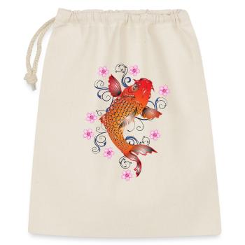 koi 1184783 - Geschenkbeutel aus Baumwolle (40 x 50 cm) - Natur - Vorne
