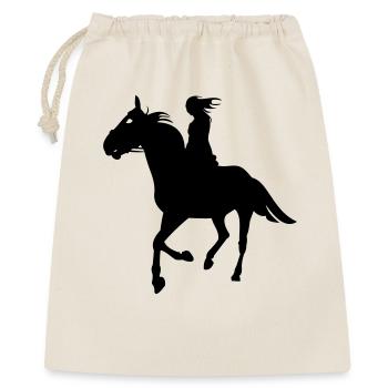 Horses, horse, riding, pony, cowboy, trot, Gallop - Gift Bag 40 x 50 cm - nature - Front