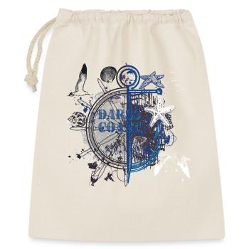Night Nautical Anchor Compass - Gift Bag 40 x 50 cm - nature - Front