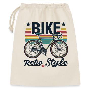 Retro Bike Design with Vibrant Stripes - Gift Bag 40 x 50 cm - nature - Front