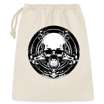 Pentaskull - Five points. A skull. Zero mercy. - Gift Bag 40 x 50 cm - nature - Front