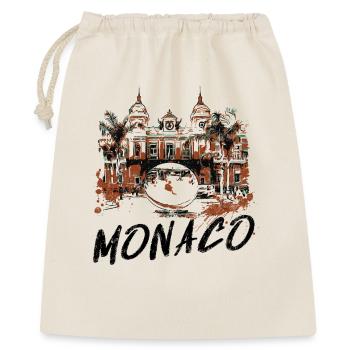 Façade du Casino de Monaco – Illustration - Sac cadeau 40 x 50 cm - nature - Devant