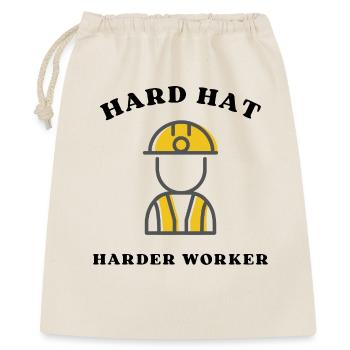 Construction Site Hero Silhouette - Gift Bag 40 x 50 cm - nature - Front