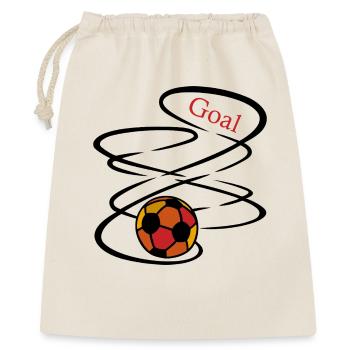 Football Goal Goal - Gift Bag 40 x 50 cm - nature - Front