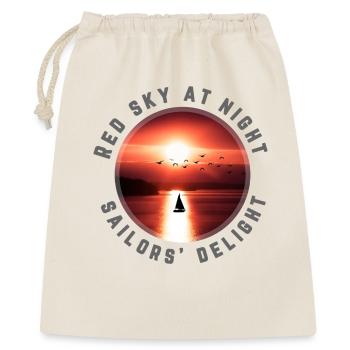 Le ciel rouge la nuit est délicieux pour les marins - Sac cadeau 40 x 50 cm - nature - Devant