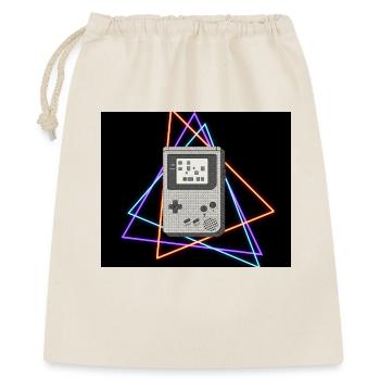 Retro Game Console Neon - Gift Bag 40 x 50 cm - nature - Front