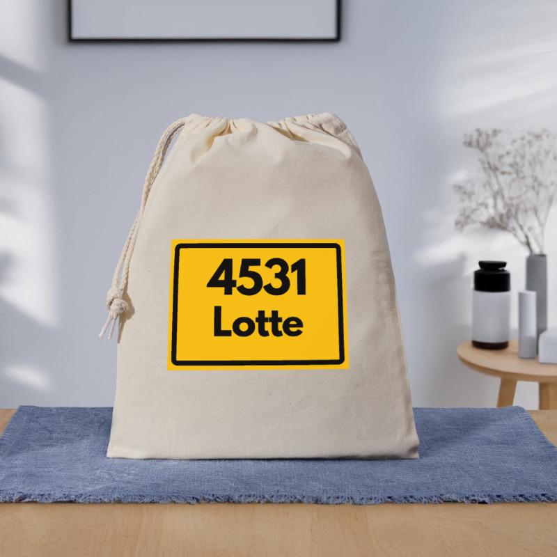 OLD POSTCODE POSTCODE RETRO 4531 LOTTE HEIMATSTOLZ Gift Bag 40 x 50 cm
